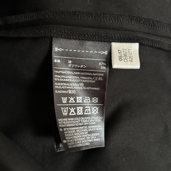 Y3 Adidas Oversize Unisex Black Cotton Jacket - Picture 4 of 4